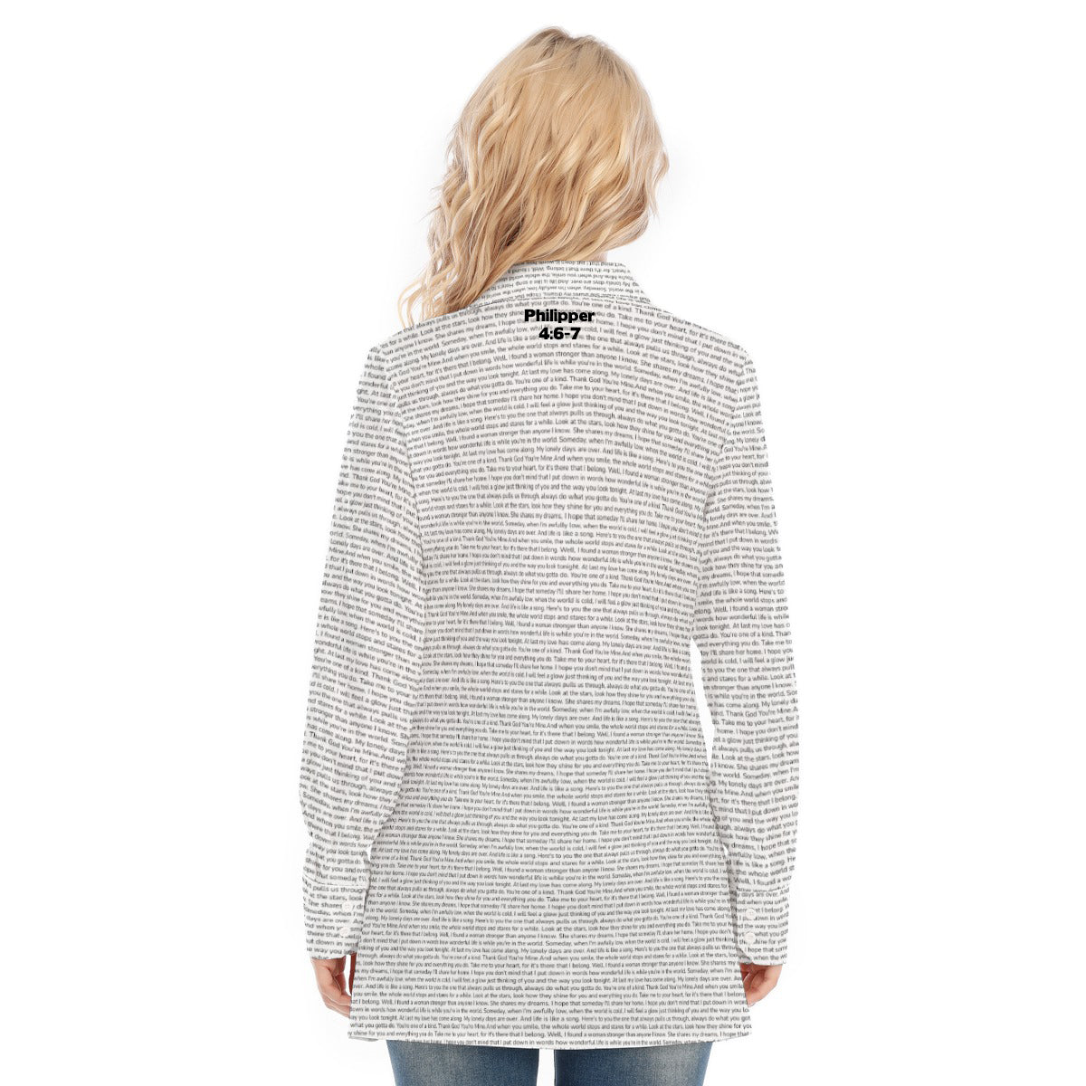 Philipper 4:6,7 Langarm-Shirt für Frauen