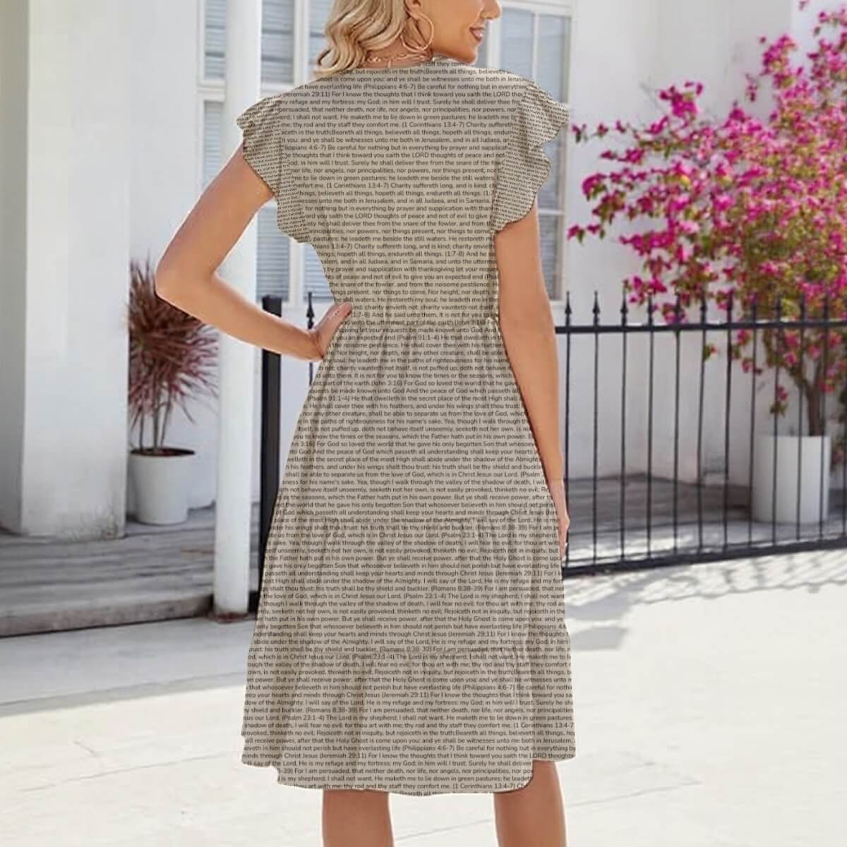 Personalized Women's Midi Dress