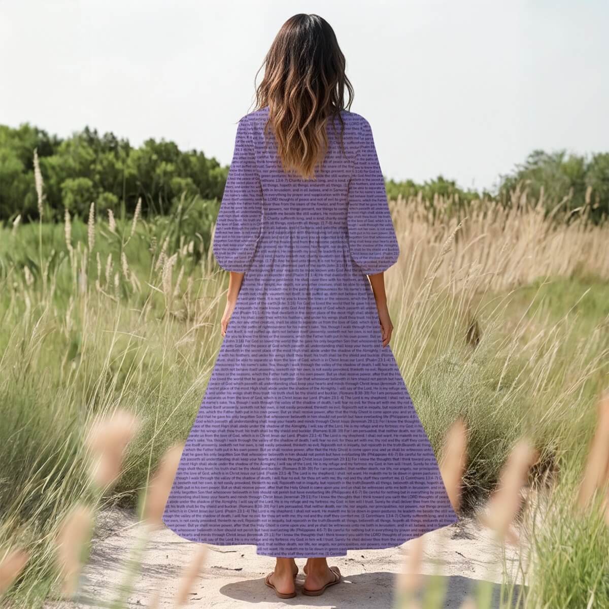Personalized Women's 3/4 Sleeve Dress