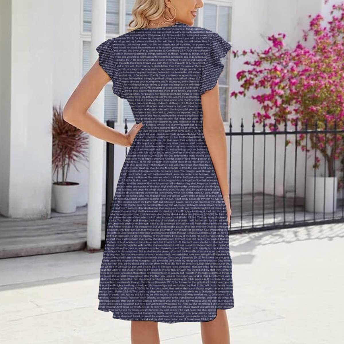 Personalized Women's Midi Dress