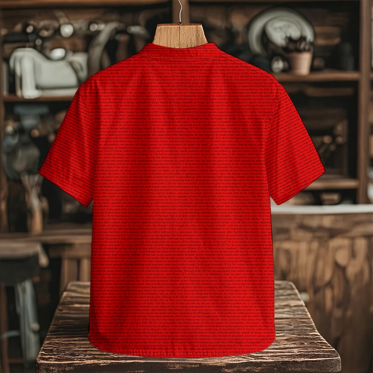 Personalized Men's Henley Short Sleeve Shirt