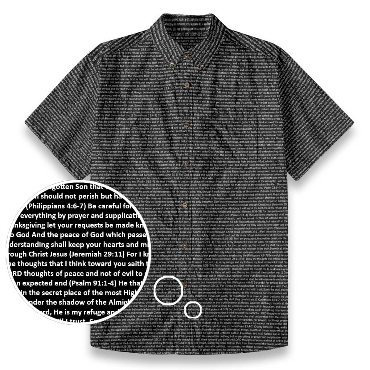 Personalized Men's Linen Textured Cotton Short Sleeve Shirt