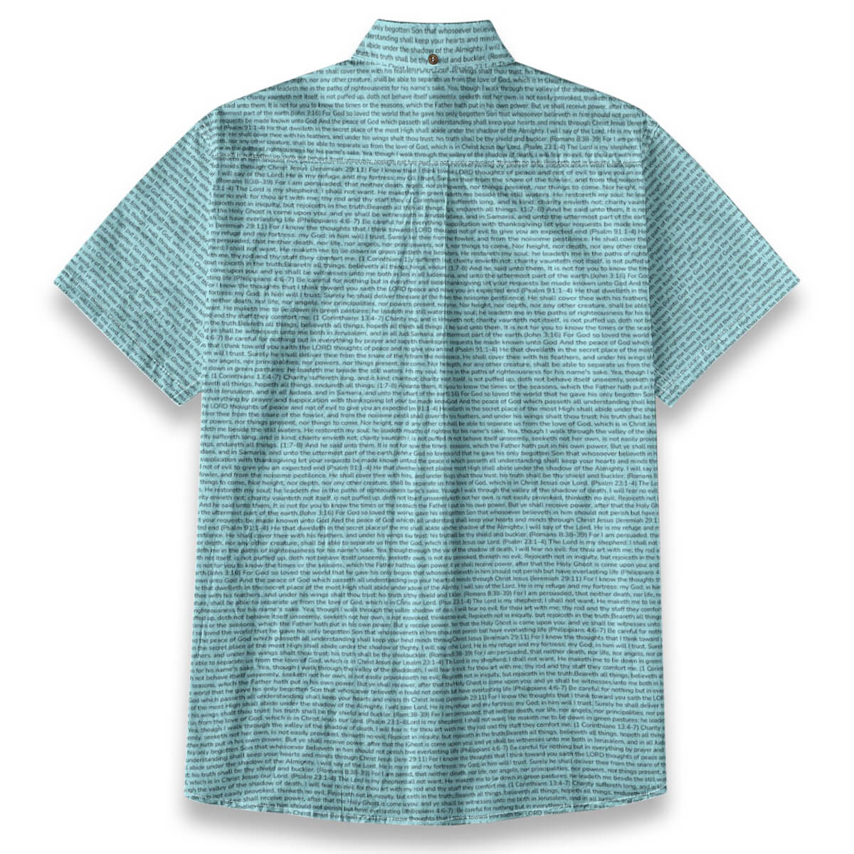 Personalized Men's Linen Textured Cotton Short Sleeve Shirt
