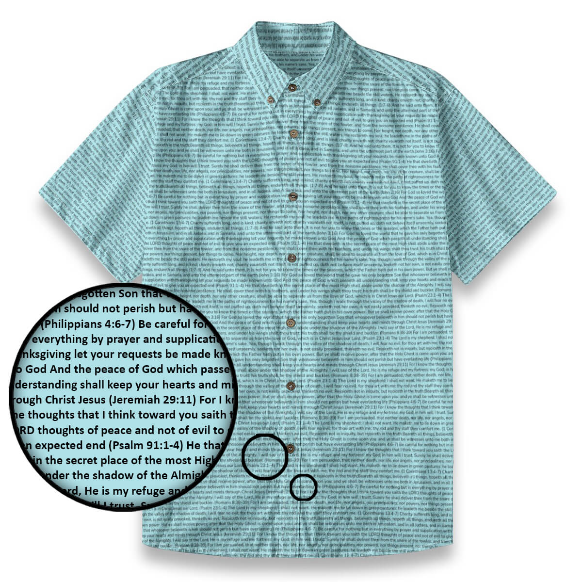 Personalized Men's Linen Textured Cotton Short Sleeve Shirt
