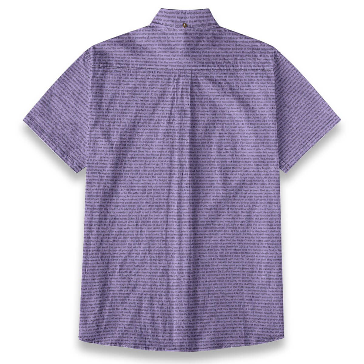 Personalized Men's Linen Textured Cotton Short Sleeve Shirt