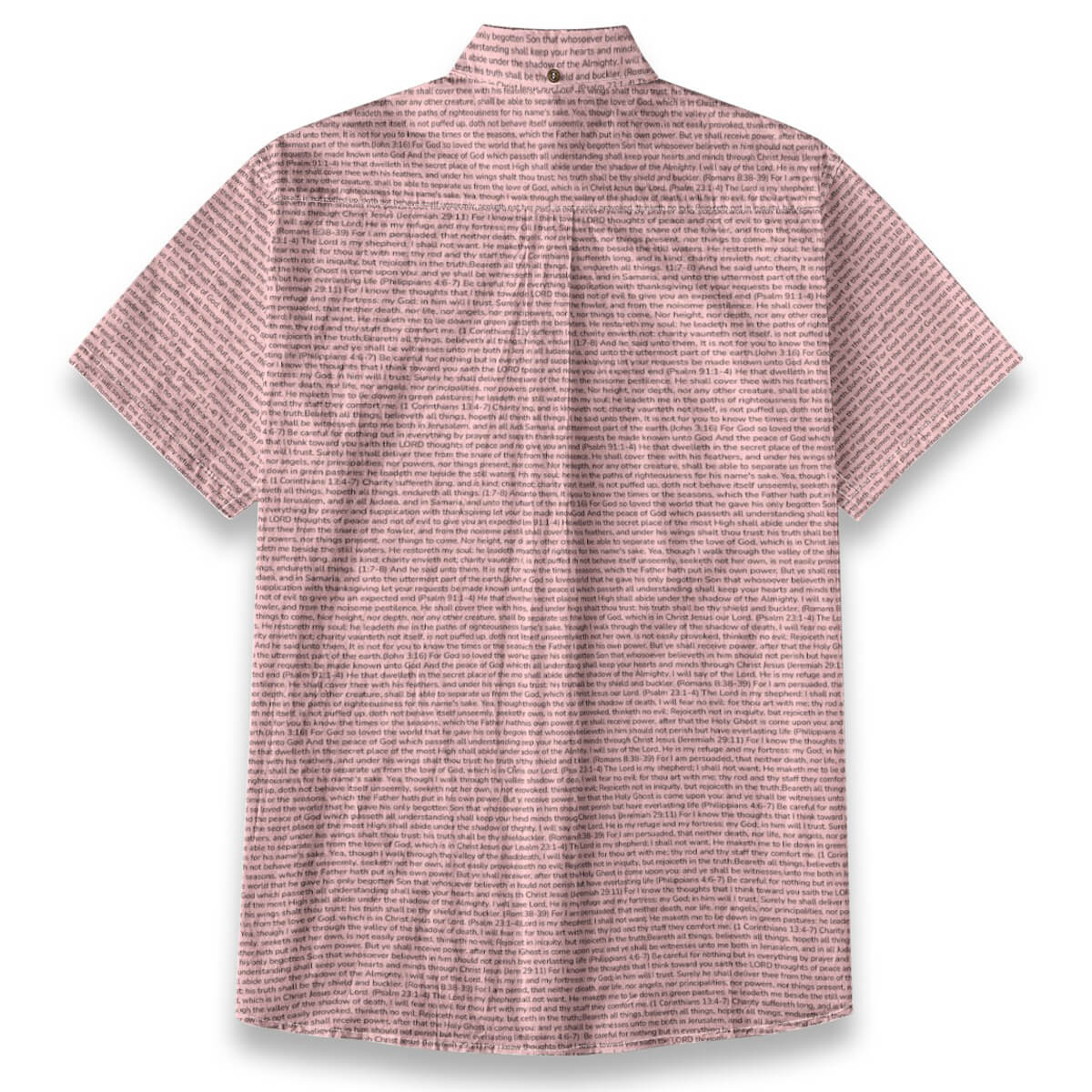 Personalized Men's Linen Textured Cotton Short Sleeve Shirt