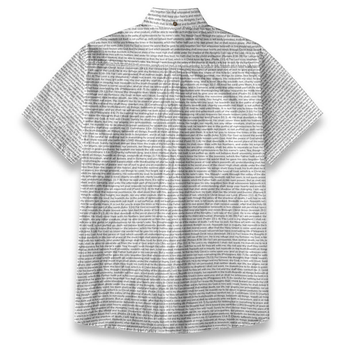 Personalized Men's Linen Textured Cotton Short Sleeve Shirt