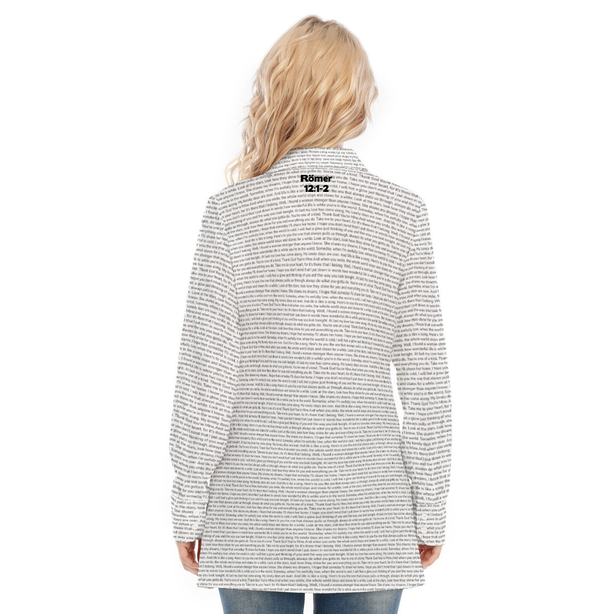 Römer 12:1,2 Langarm-Shirt für Frauen