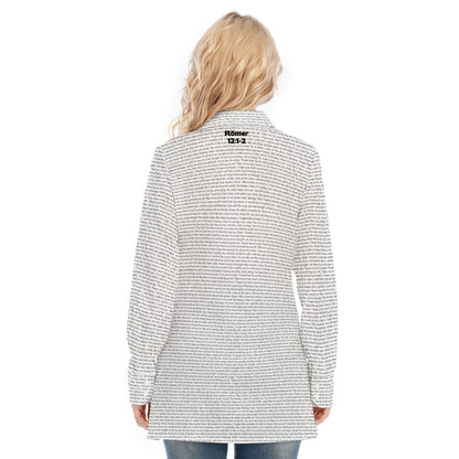 Römer 12:1,2 Langarm-Shirt für Frauen
