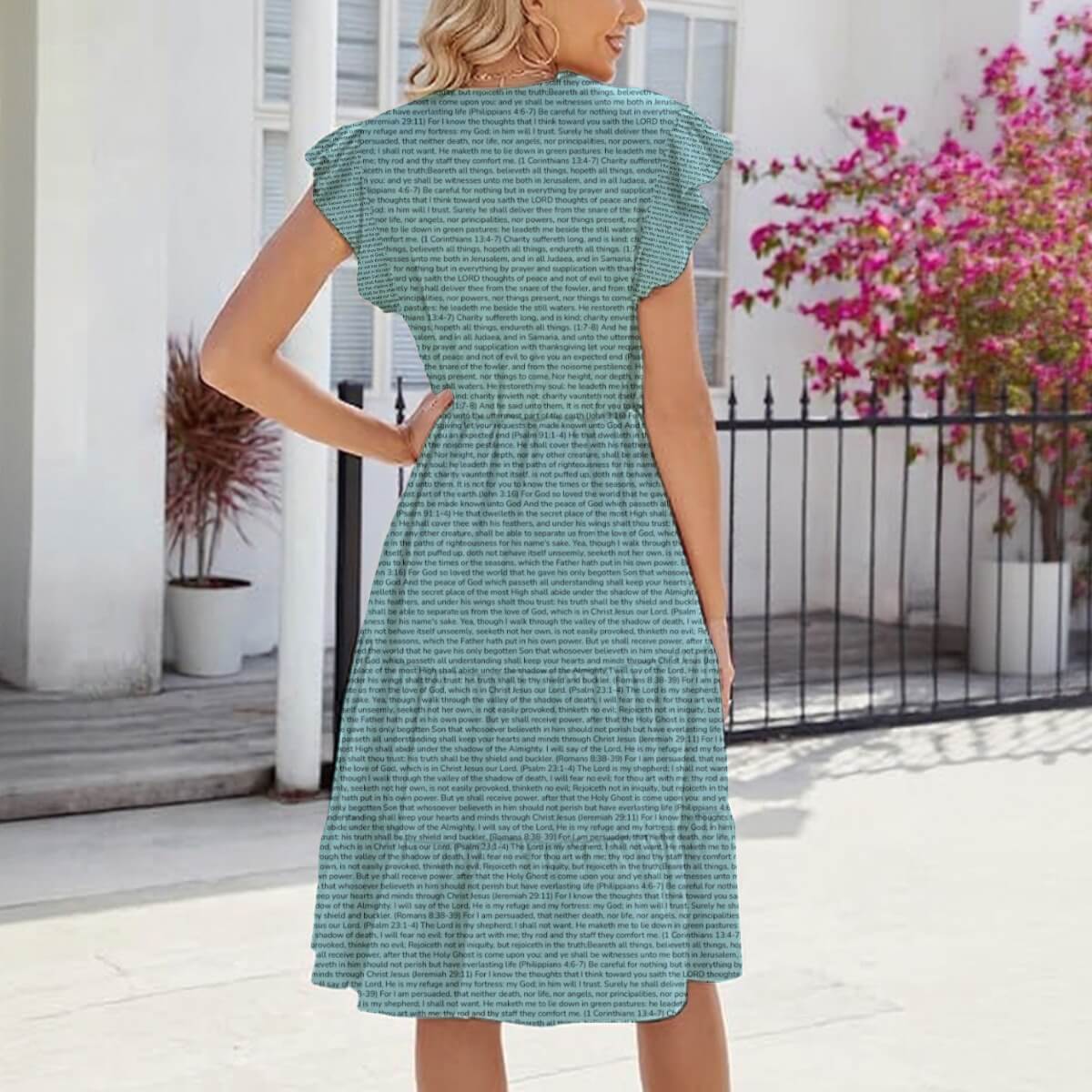 Personalized Women's Midi Dress