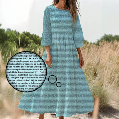 Personalized Women's 3/4 Sleeve Dress