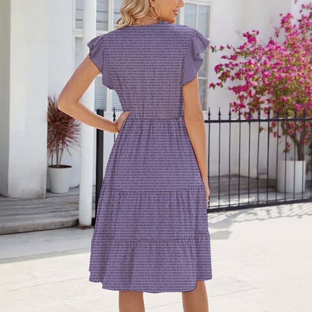 Personalized Women's Midi Dress