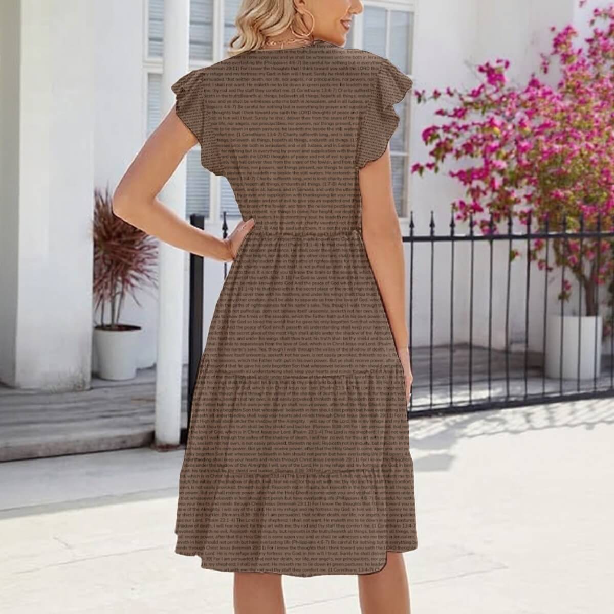 Personalized Women's Midi Dress