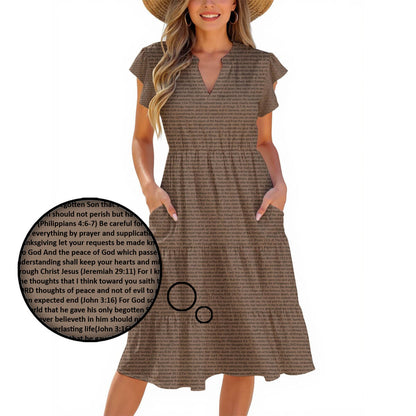 Personalized Women's Midi Dress