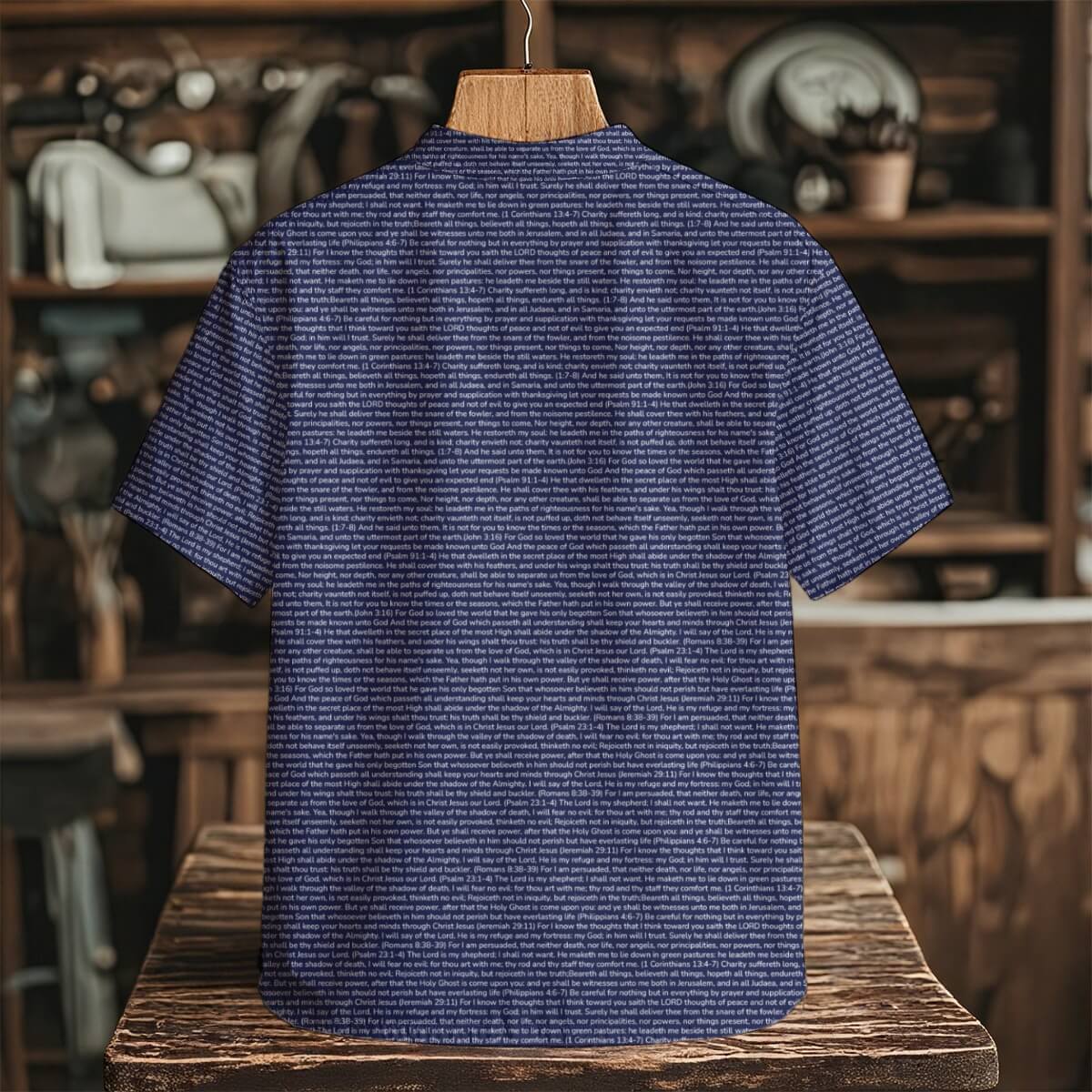Personalized Men's Henley Short Sleeve Shirt