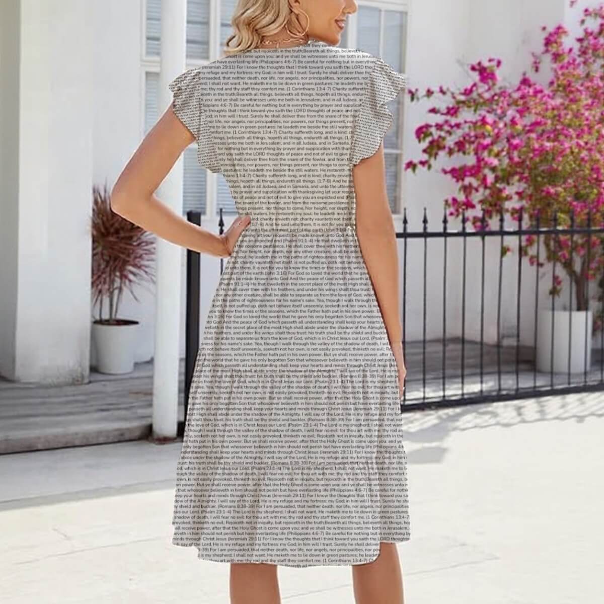 Personalized Women's Midi Dress