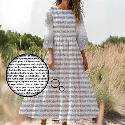 Personalized Women's 3/4 Sleeve Dress