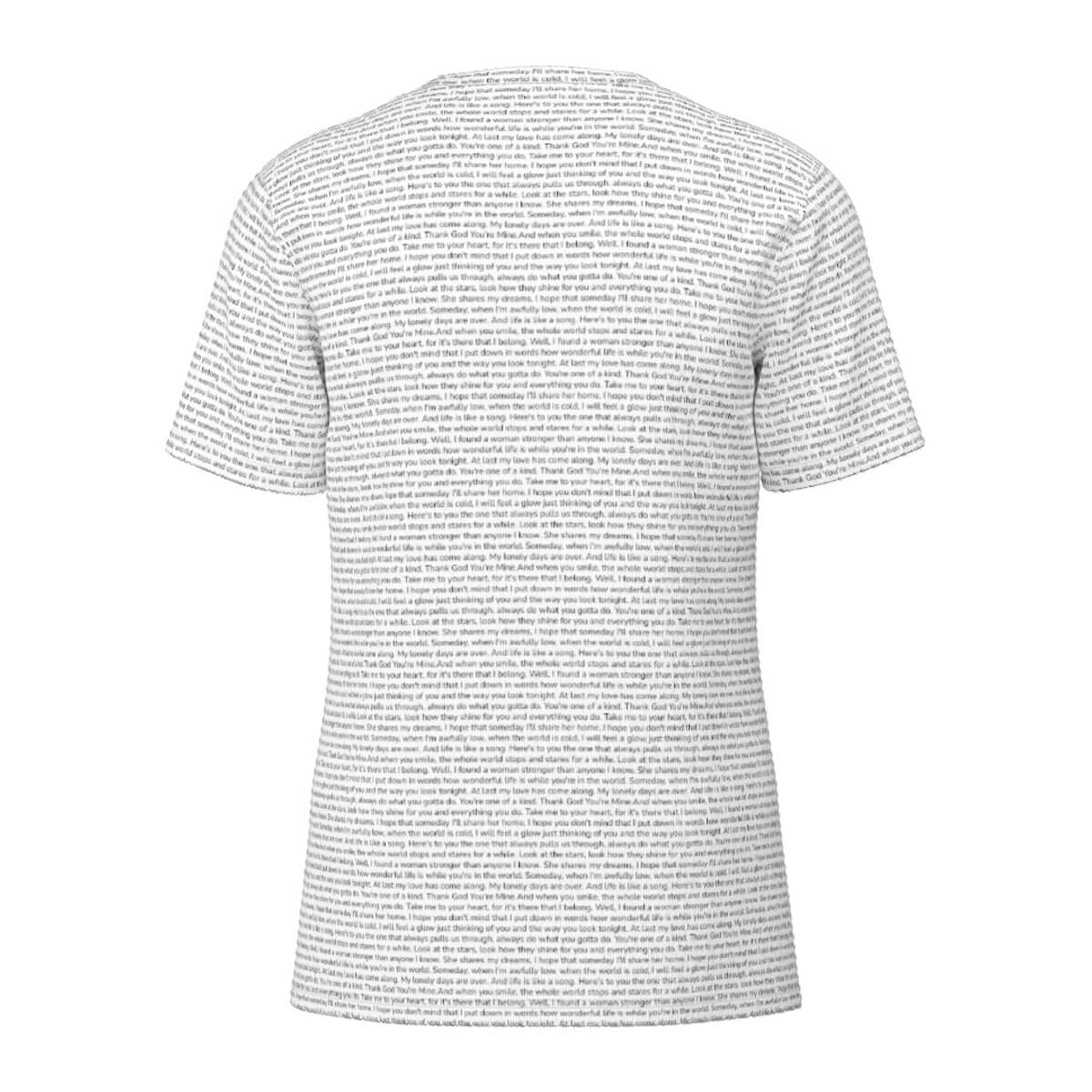 Personalized Men's Cotton Classic T-Shirt
